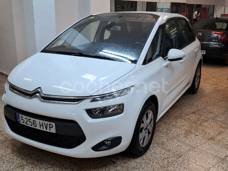 Blanco Usado 2014 Citroën C4 Picasso Attraction Monovolumen | 7490 € (Precio justo) - Imagen 1/4