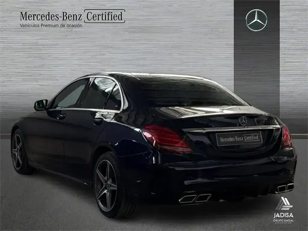 Usado Mercedes C200 170 CV (125 kW) 2017 Azul Berlina