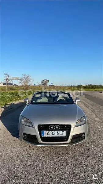 Usado Audi TT Roadster S-Line 160 CV (117 kW) 2013 Gris / plata Descapotable