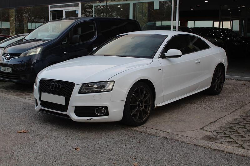 Usado Audi A5 S-Line 190 CV (139 kW) 2009 Blanco Coupe