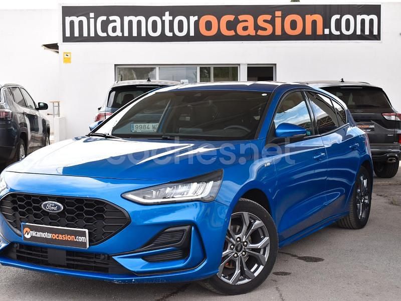 Usado Ford Focus ST-Line 125 CV (91 kW) 2023 Azul Berlina