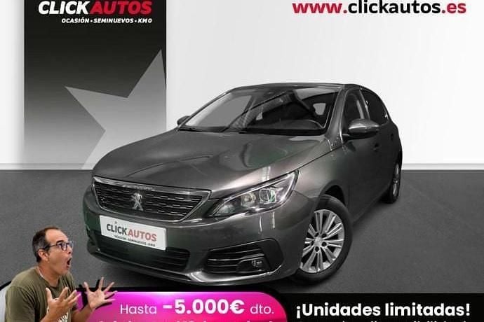 Negro Usado 2021 Peugeot 308 Allure | 11.400 € (Precio justo) - Imagen 1/4