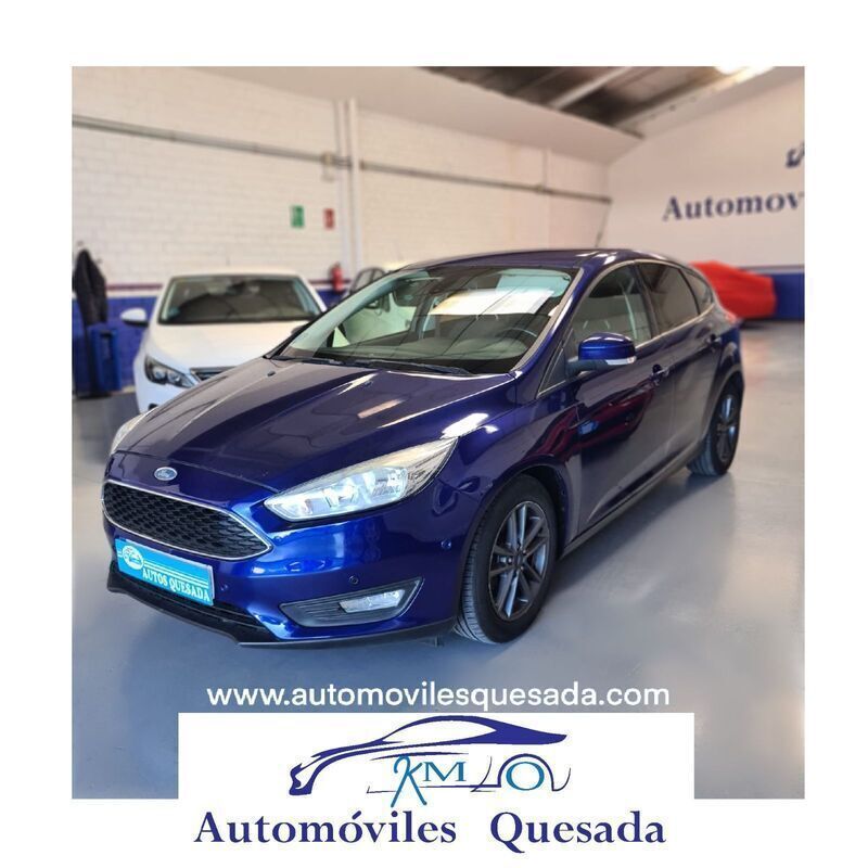 Azul Usado 2017 Ford Focus Trend+ Utilitario | 10.500 € (Un poco caro) - Imagen 1/4