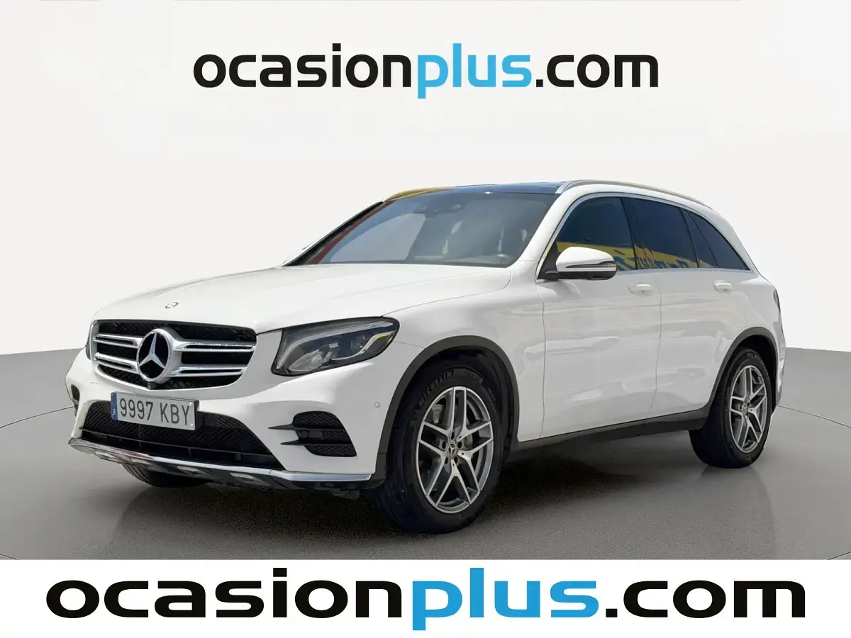 Usado Mercedes GLC250 204 CV (150 kW) 2017 Blanco SUV
