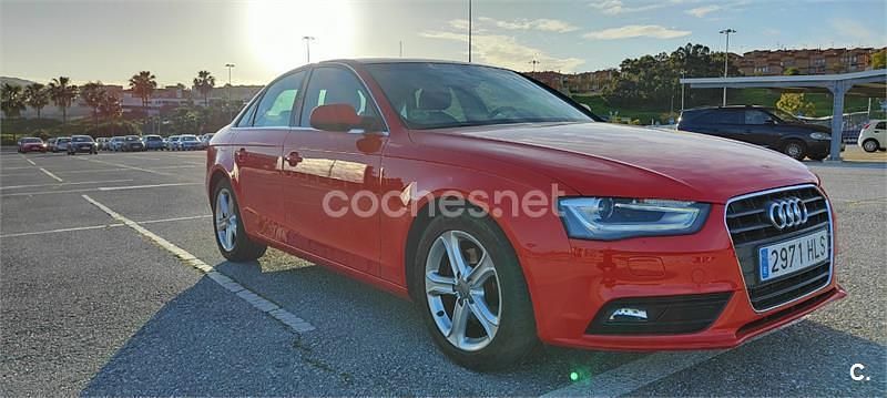 Usado Audi A4 177 CV (130 kW) 2012 Rojo Berlina
