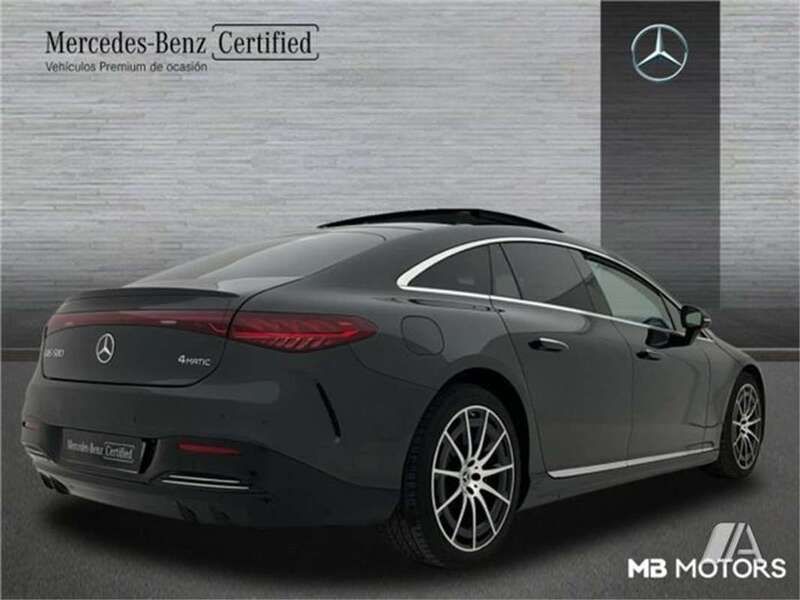 Usado Mercedes EQS580 384 kW (523 CV) 2021 Gris grafito Berlina