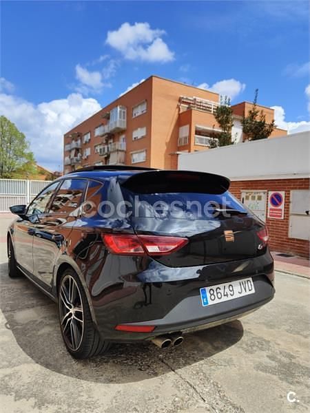 Usado Seat Leon FR 150 CV (110 kW) 2016 Negro Berlina