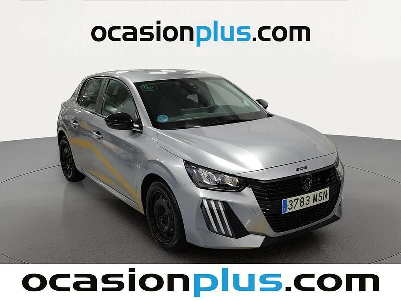 Usado Peugeot 208 Active 100 CV (73 kW) 2024 Gris Utilitario