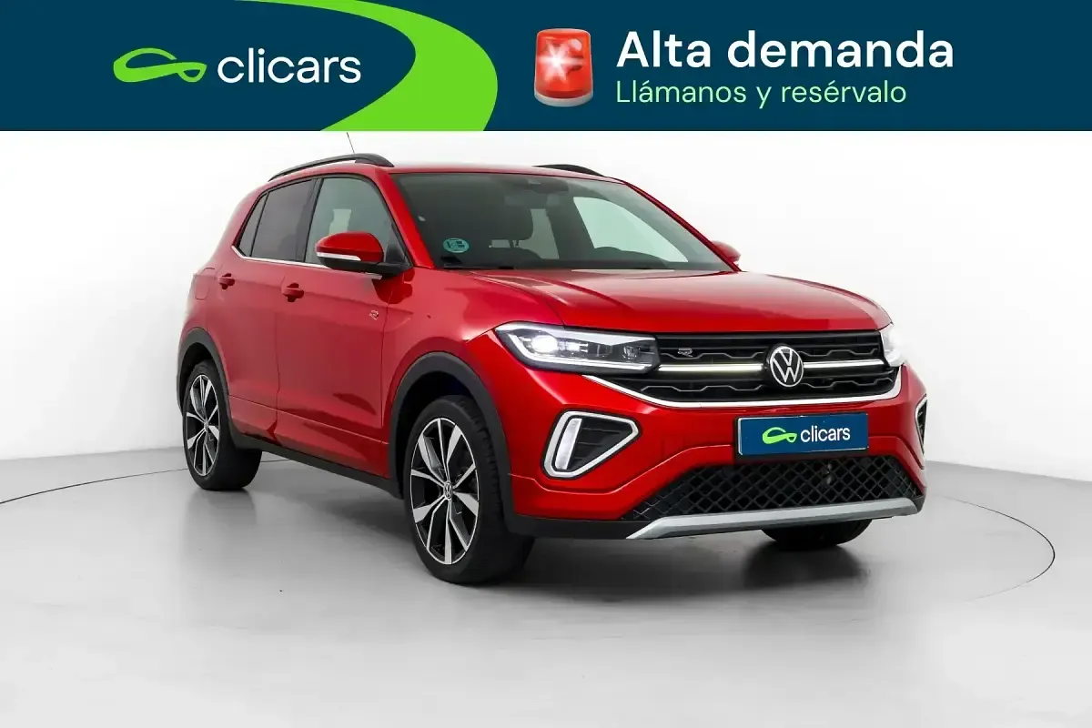 Usado VW T-Cross R-line 116 CV (85 kW) 2025 Rojo SUV