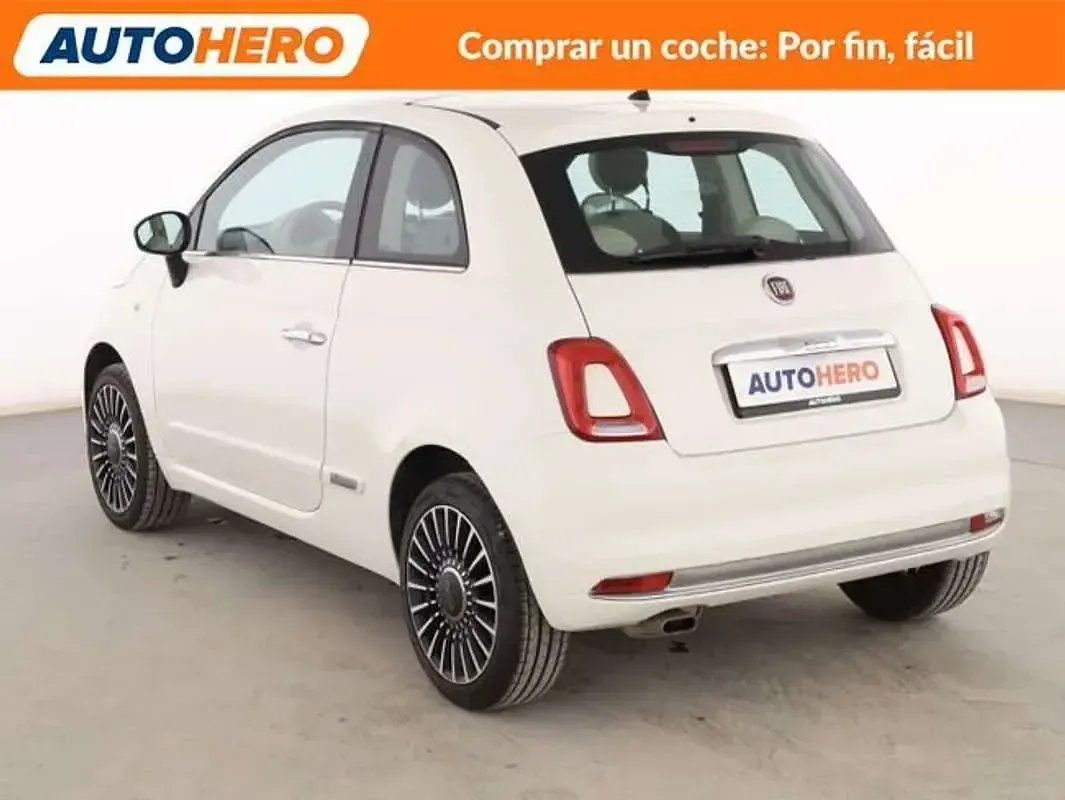 Usado Fiat 500 Lounge 69 CV (50 kW) 2017 Blanco Utilitario