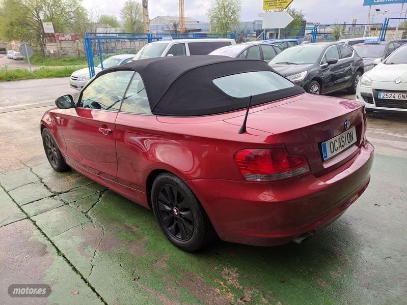 Usado BMW 120 Cabriolet 2010 Rojo Descapotable