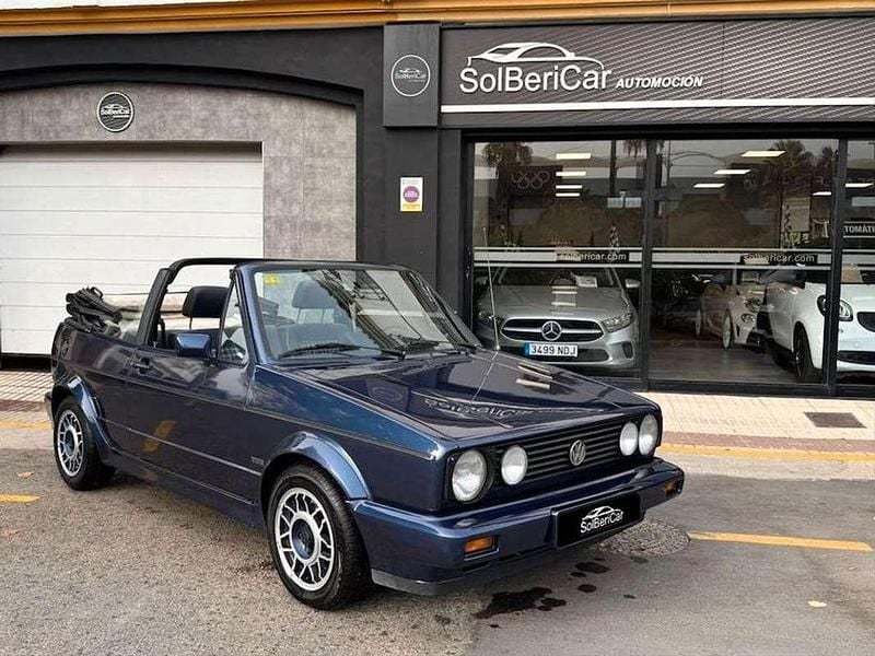 Usado VW Golf Cabriolet 111 CV (81 kW) 1991 Azul Descapotable