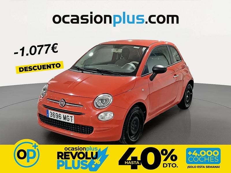 Usado Fiat 500 70 CV (51 kW) 2023 Naranja Utilitario