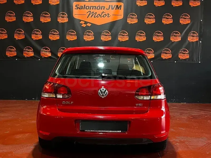 Usado VW Golf VI Highline 122 CV (89 kW) 2009 Rojo Berlina