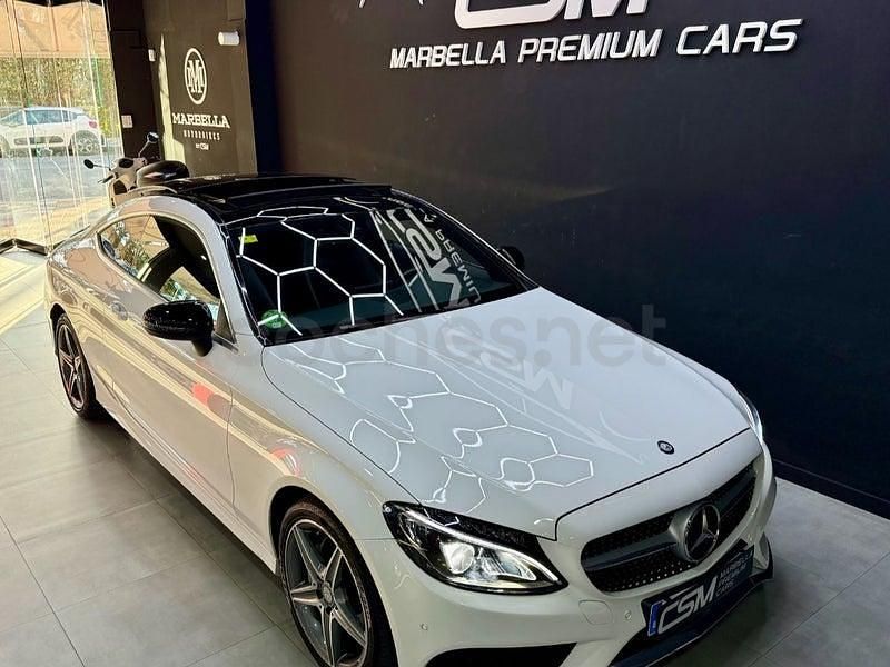 Usado Mercedes C200 184 CV (135 kW) 2016 Blanco Coupe