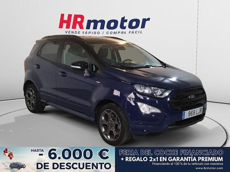 Azul Usado 2020 Ford Ecosport ST-Line SUV | 9999 € (Precio justo) - Imagen 1/4