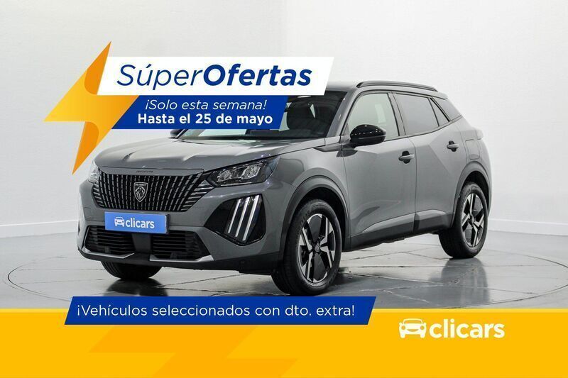 Gris Usado 2024 Peugeot 2008 Allure SUV | 19.490 € (Precio justo) - Imagen 1/4