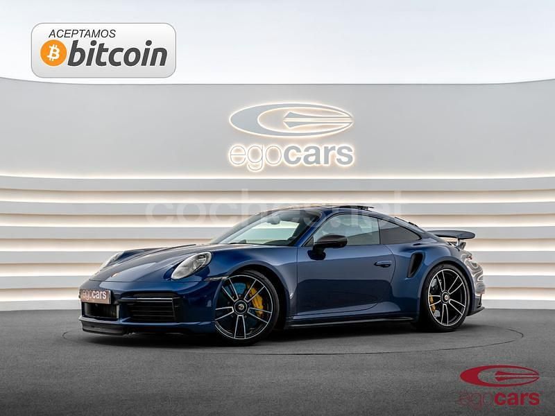 Azul Usado 2020 Porsche 911 Turbo S Coupe | 219.999 € (Precio justo) - Imagen 1/4