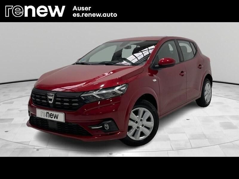 Rojo Usado 2021 Dacia Sandero Essentiel Berlina | 14.360 € (Un poco caro) - Imagen 1/4