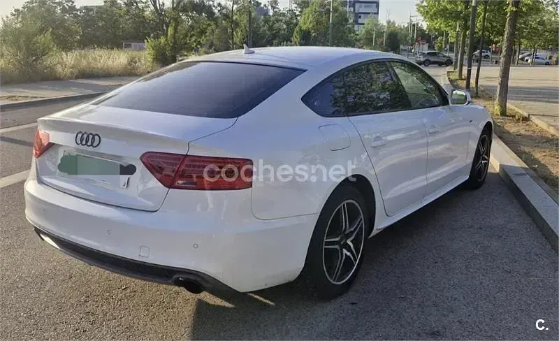 Usado Audi A5 Sportback S-Line 177 CV (130 kW) 2017 Blanco Utilitario