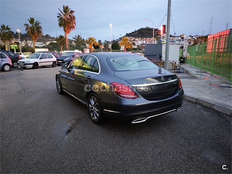 Usado Mercedes C220 Avantgarde 170 CV (125 kW) 2015 Gris / plata Berlina