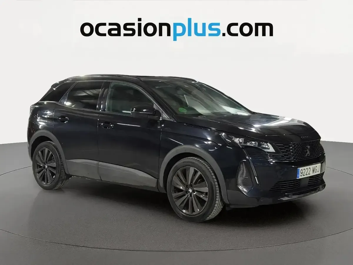 Usado Peugeot 3008 GT 130 CV (95 kW) 2023 Negro SUV