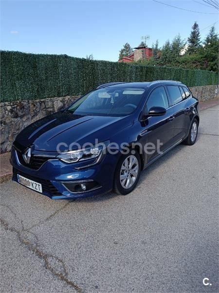 Azul Usado 2019 Renault Mégane GrandTour LIMITED Familiar | 10.900 € (Precio justo) - Imagen 1/4