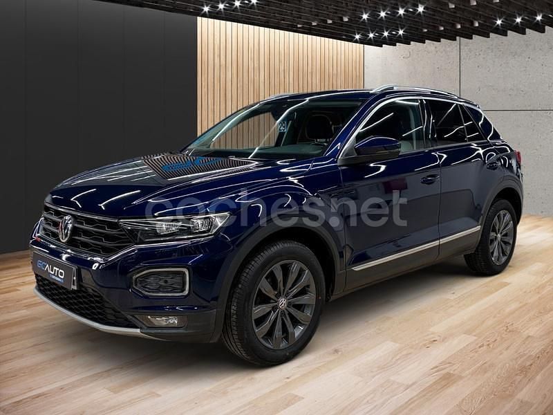 Azul Usado 2020 VW T-Roc Sportline SUV | 22.490 € (Un poco caro) - Imagen 1/4