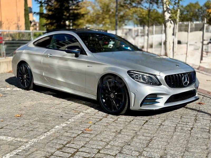 Usado Mercedes C43 AMG 390 CV (286 kW) 2018 Gris / plata Coupe