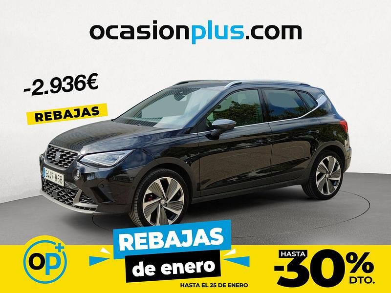 Negro Usado 2024 Seat Arona FR SUV | 21.390 € (Precio justo) - Imagen 1/4