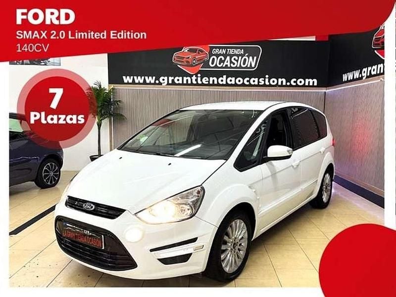 Blanco Usado 2014 Ford S-MAX Limited Monovolumen | 10.480 € (Precio justo) - Imagen 1/4