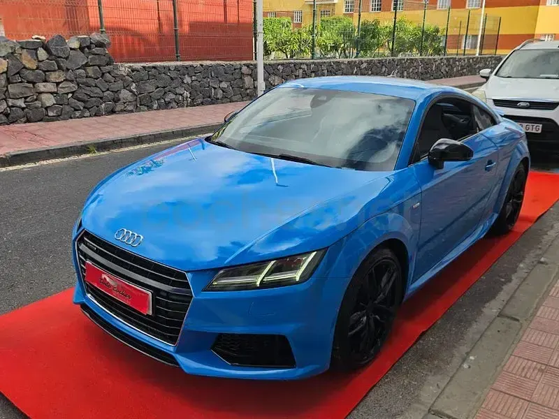 Usado Audi TT S-Line 230 CV (169 kW) 2015 Azul Coupe