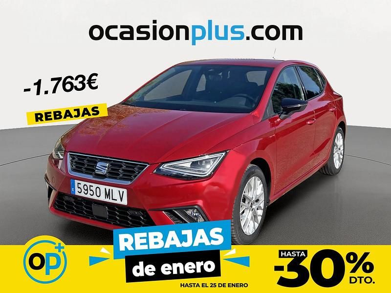 Rojo Usado 2023 Seat Ibiza FR Berlina | 16.450 € (Precio justo) - Imagen 1/4