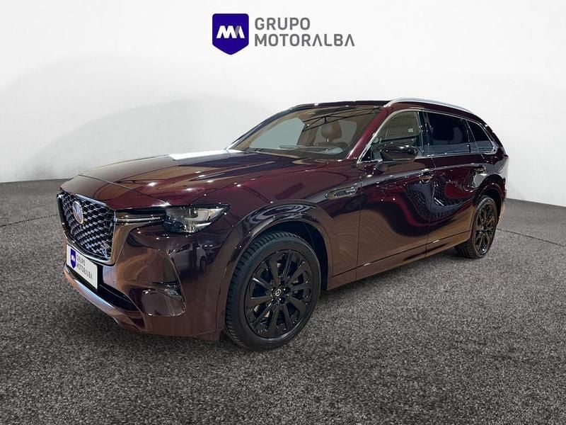 Rojo Usado 2024 Mazda CX-80 Homura-Line SUV | 53.990 € (Precio justo) - Imagen 1/4