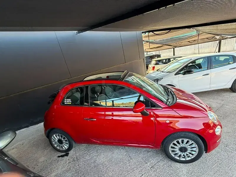 Usado Fiat 500C Lounge 69 CV (50 kW) 2018 Rojo Descapotable