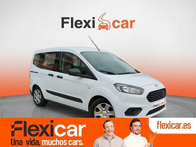 Blanco Usado 2019 Ford Tourneo Courier Ambiente Monovolumen | 11.590 € (Precio justo) - Imagen 1/4