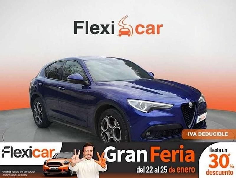 Azul Usado 2022 Alfa Romeo Stelvio Super SUV | 23.790 € (Super precio) - Imagen 1/4
