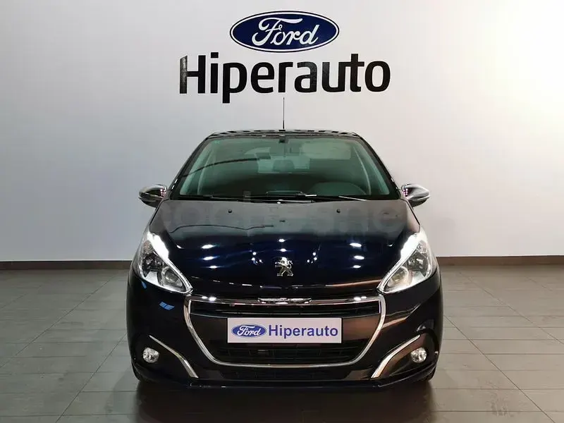 Usado Peugeot 208 Style 82 CV (60 kW) 2018 Azul Utilitario