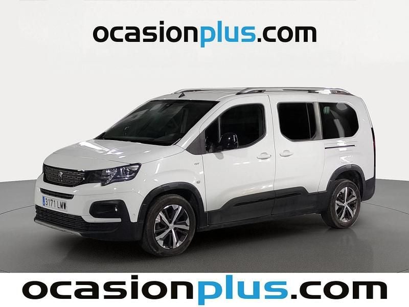 Blanco Usado 2021 Peugeot Rifter GT Monovolumen | 18.173 € (Precio justo) - Imagen 1/4
