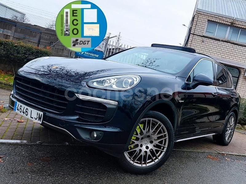 Negro Usado 2016 Porsche Cayenne S E-Hybrid SUV | 31.300 € (Buen precio) - Imagen 1/4