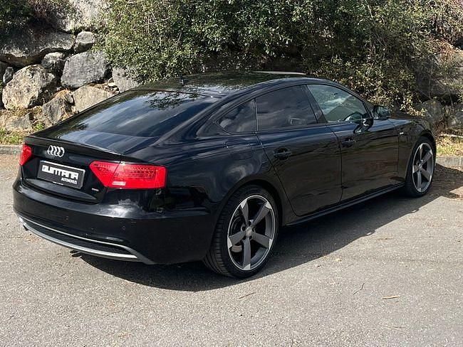 Usado Audi A5 Sportback S-line plus 245 CV (180 kW) 2015 Negro Utilitario