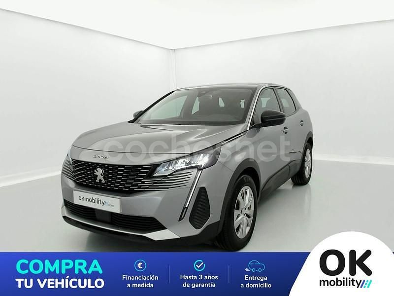 Gris / plata Usado 2022 Peugeot 3008 Active SUV | 18.250 € (Precio justo) - Imagen 1/4