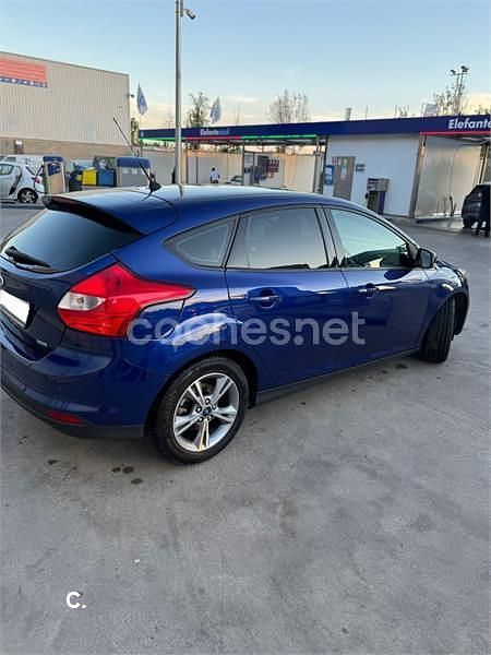 Usado Ford Focus Trend 125 CV (91 kW) 2014 Azul Berlina