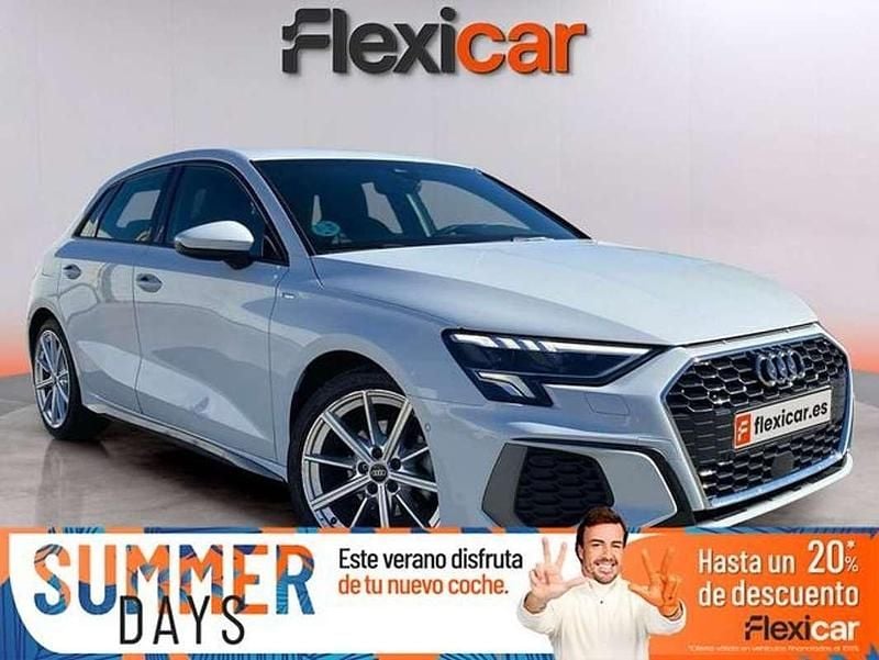 Blanco Usado 2023 Audi A3 Sportback S-Line Utilitario | 24.590 € (Precio justo) - Imagen 1/4