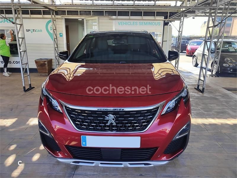Rojo Usado 2019 Peugeot 3008 GT-line SUV | 14.500 € (Precio justo) - Imagen 1/4