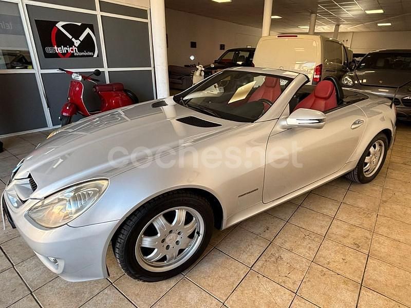 Usado Mercedes SLK200 184 CV (135 kW) 2008 Gris Descapotable