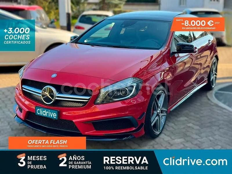 Rojo Usado 2014 Mercedes A45 AMG AMG Berlina | 25.190 € (Precio justo) - Imagen 1/3
