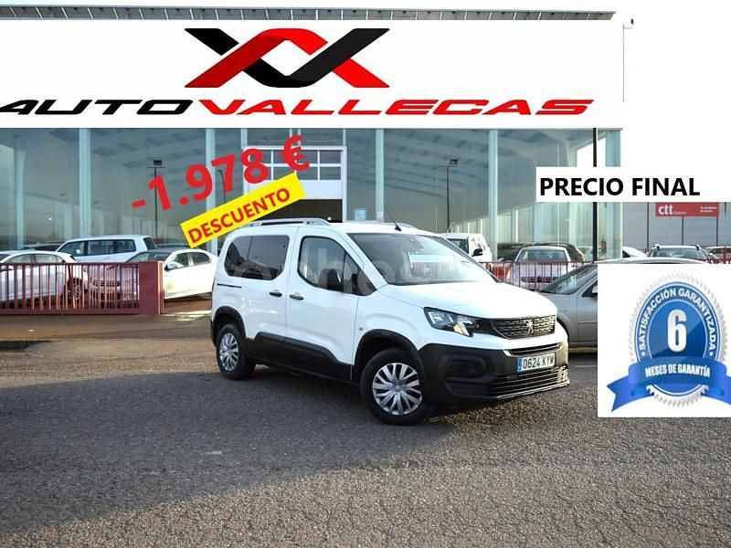 Blanco Usado 2019 Peugeot Rifter Access Monovolumen | 14.990 € (Precio justo) - Imagen 1/4