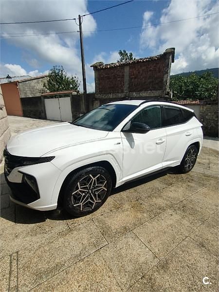 Blanco Usado 2023 Hyundai Tucson N Line SUV | 29.000 € (Precio justo) - Imagen 1/4