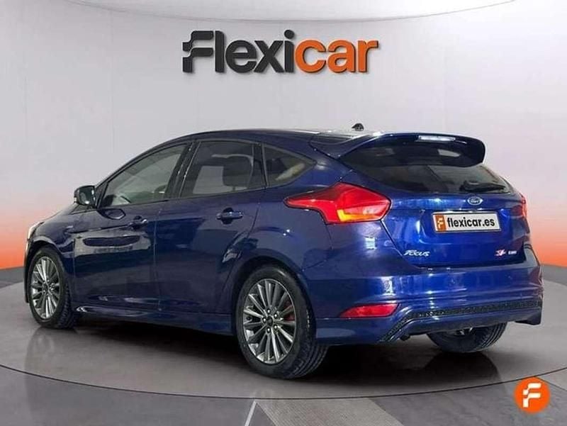 Brugt Ford Focus ST-Line 125 HK (91 kW) 2018 Blå Hatchback